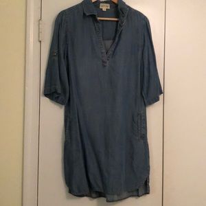 Cloth & Stone chambray dress - size M